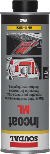 Soudal Incoat ML Anti-Rust Wax 1L Brown