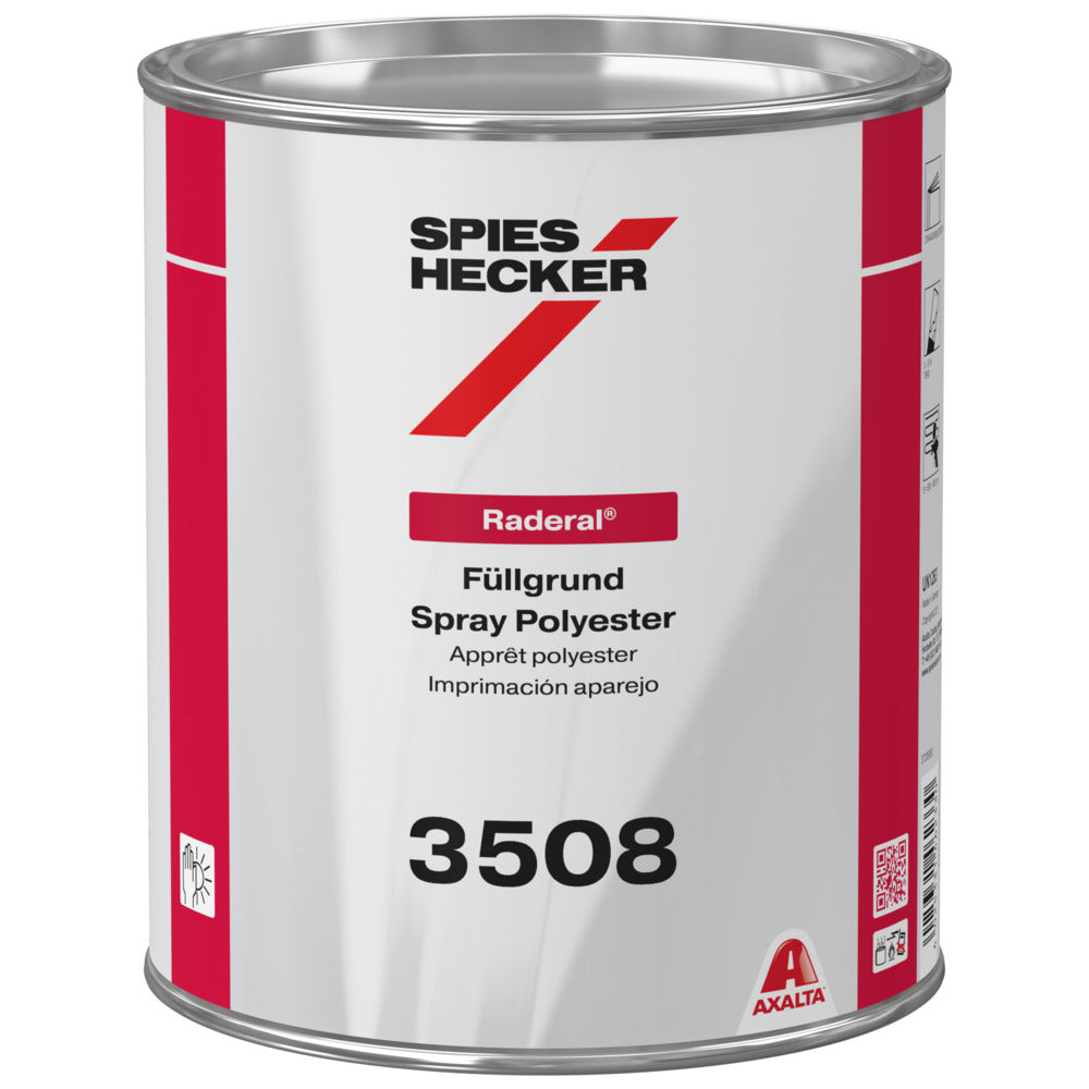 Spies Hecker 3508 Spray Polyester 2K Filler 1Lt