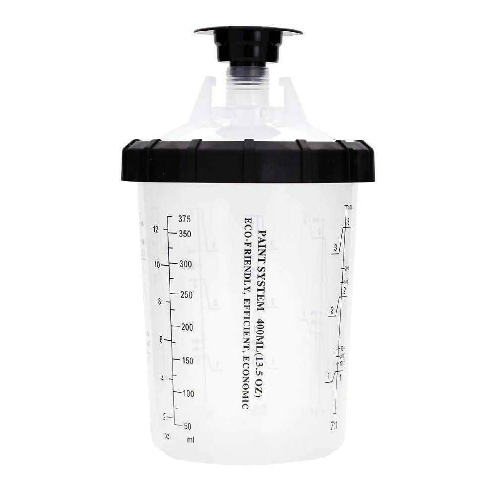 Mirka Farbbechersystem 400ml; Filterdeckel 125µm; 1 Set