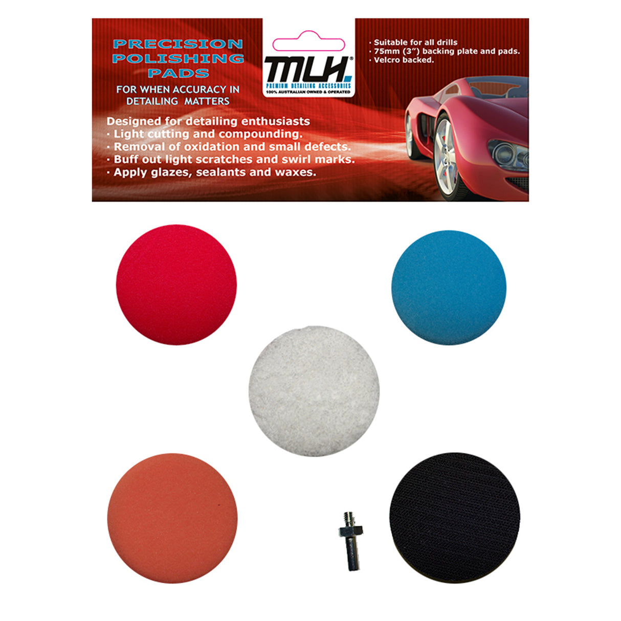 Mothers Precision Polishing Pad Pack
