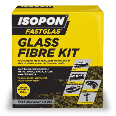 Isopon FastGlass Fibreglass Repair Kit Large 0.5m2