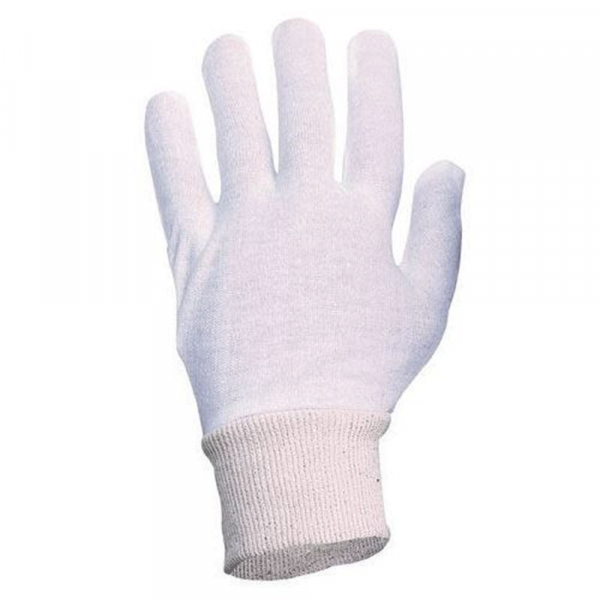 White Cotton Gloves Medium