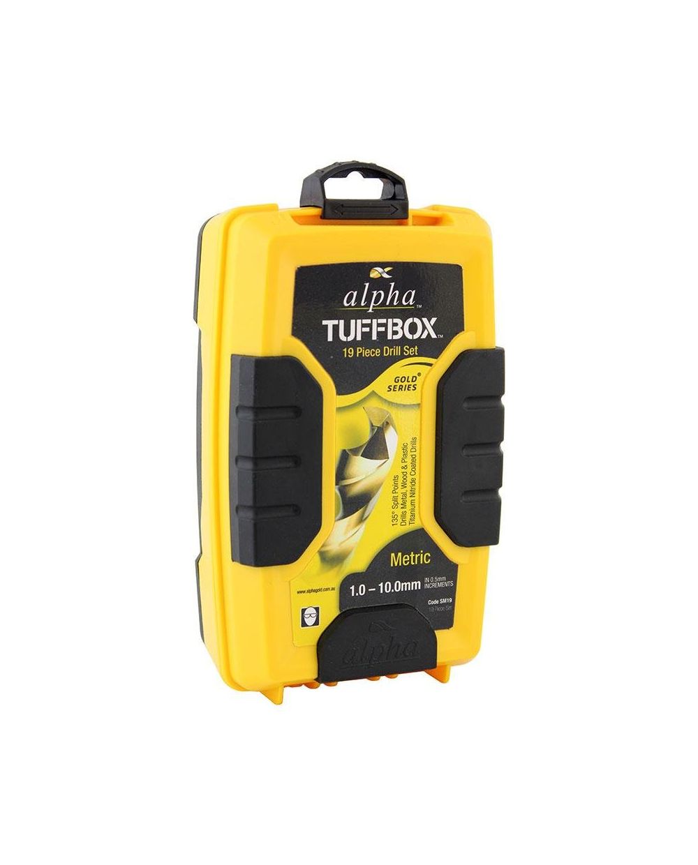 Alpha Tuffbox Metric Drill Set 19 Piece