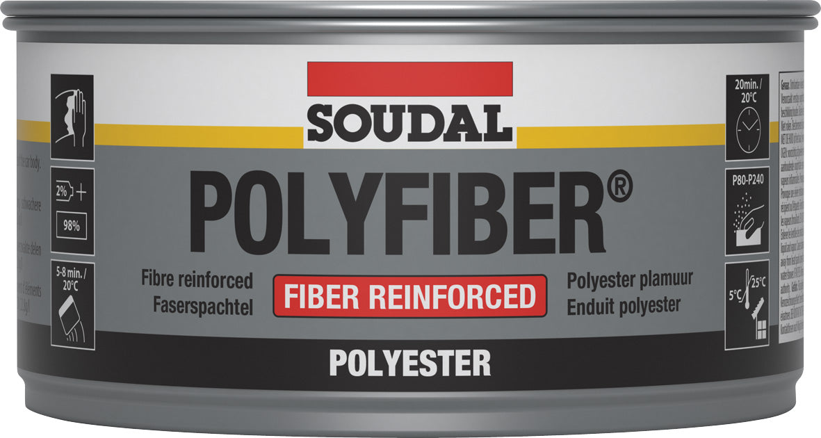 Soudal Polyfiber Body Filler 1.5Kg