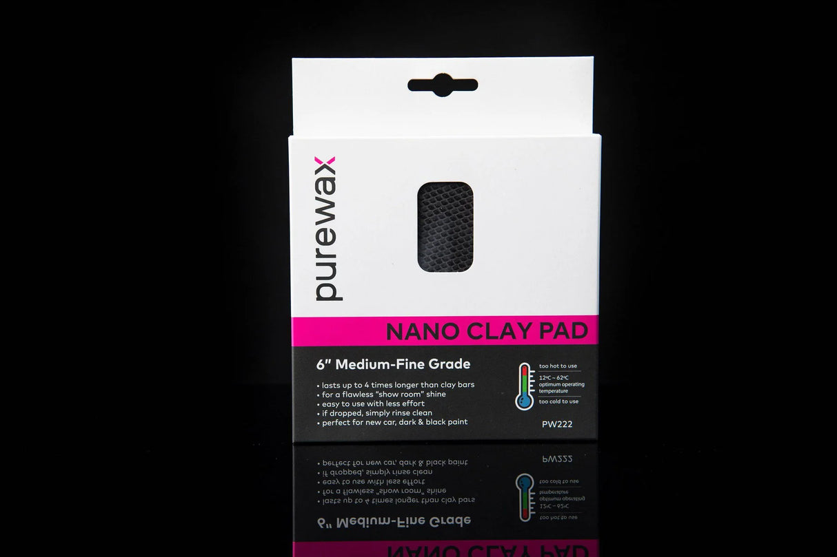 PureWax Nano Clay Pad 150mm Medium-Fine Grade