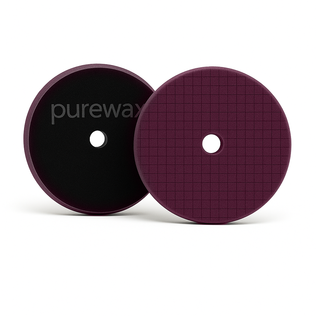 Purewax High Definition Foam Spider Finishing Pad 6.5"/165mm Dark Purple