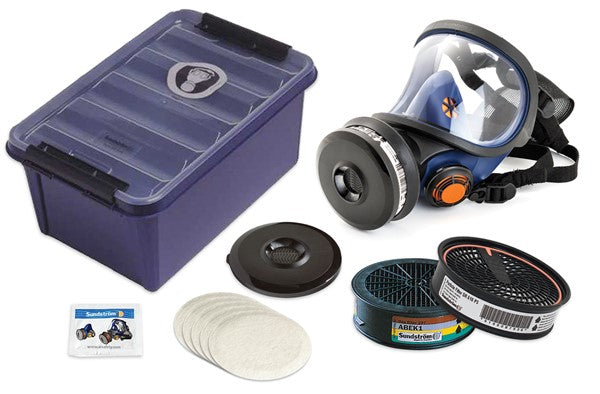 SR200 Full Face Mask Glass Kit W-Abek1