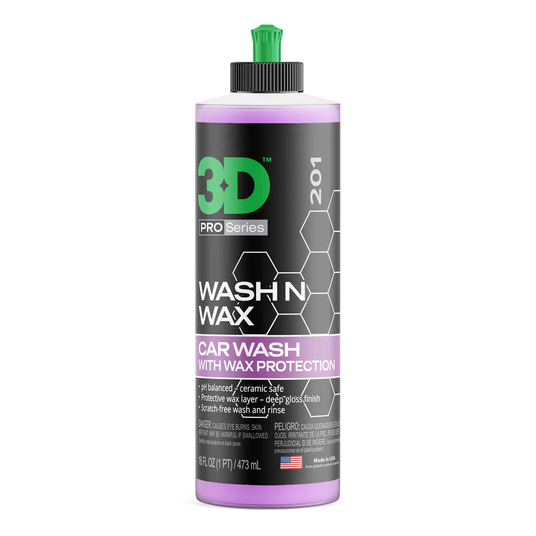 3D Wash N Wax 475ml