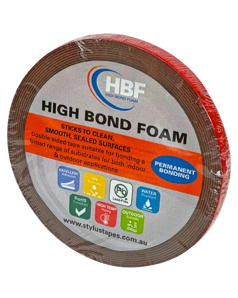 Stylus 5608 LSE ERL Black High Bond Double Sided Tape 12mm x 5m