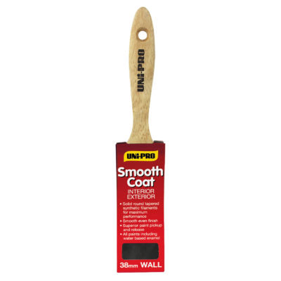 Uni-Pro Smooth Coat Synthetic Wall Brush 38mm