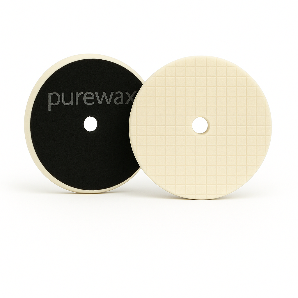 Purewax High Definition Foam Spider Finishing Pad 6.5"/165mm White