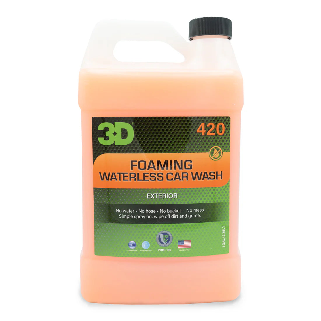 3D Foaming Waterless Wash 3.78L