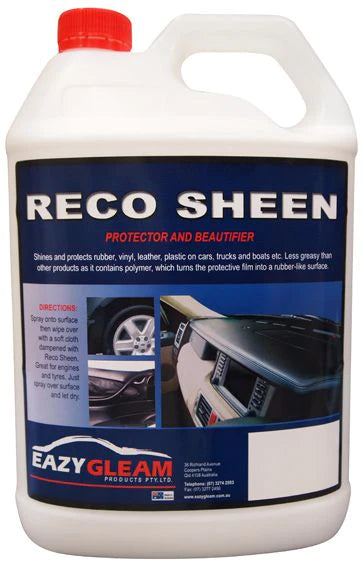 Reco Sheen Vinyl & Rubber Protectant 5Lt