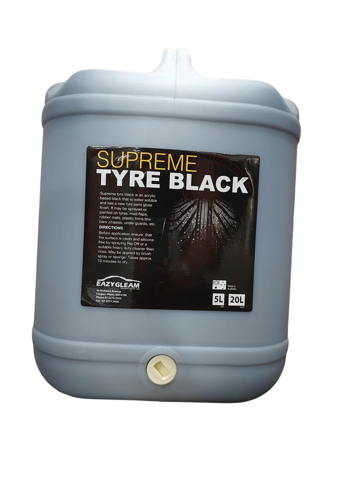 Supreme Water Based Tyre Black 5L