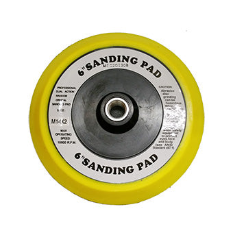 GPI 150mm M14F Back Up Pad Velcro