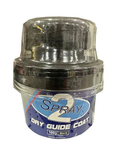 2Spray Dry Guide Coat Black with Applicator 100g