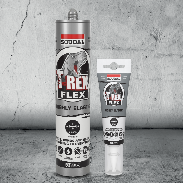 Soudal T-Rex Flexi Steel Grey Cartridge 290ml
