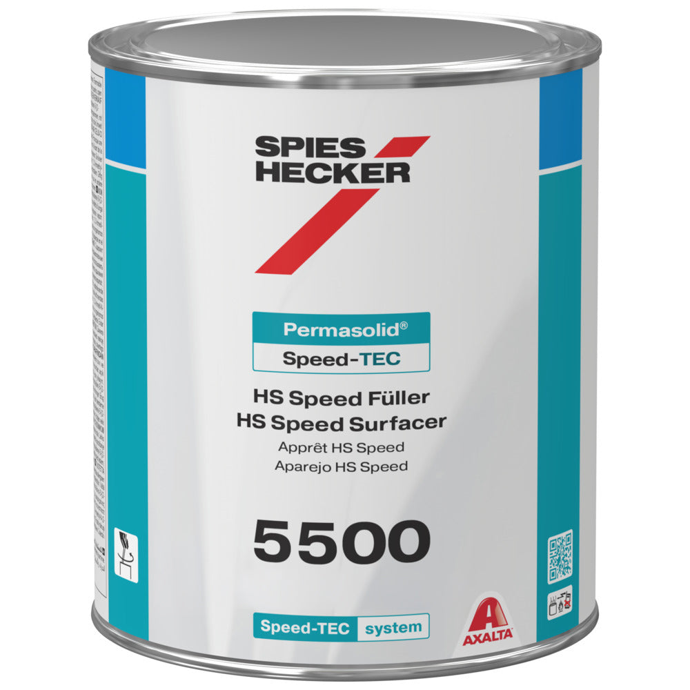 Spies Hecker Permasolid 5500 HS Speed Surfacer Black 1L