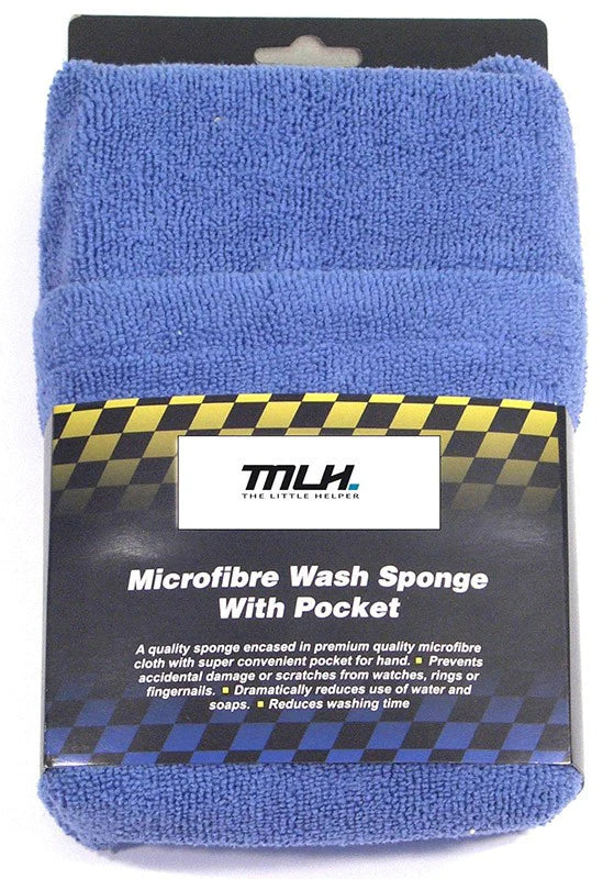 Mothers Microfibre Wash Sponge With Pocket