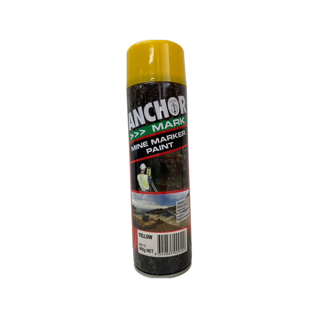 Anchor Mine Marker Yellow Spot Marking Aerosol 400g