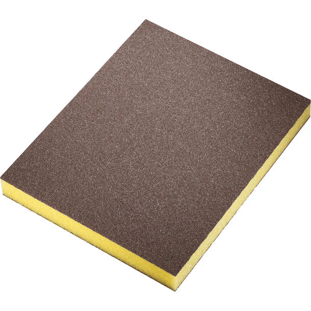 Sia 7983 Siasponge Foam Pad 98 x 120 x 13mm Fine Yellow P240-P320 Each