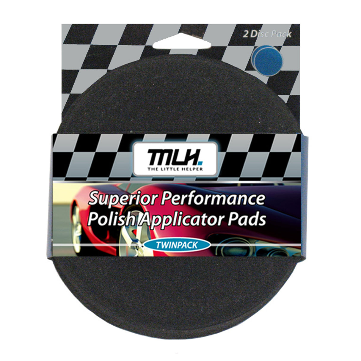 Mothers Foam Polish Applicator Pad Twin Pack