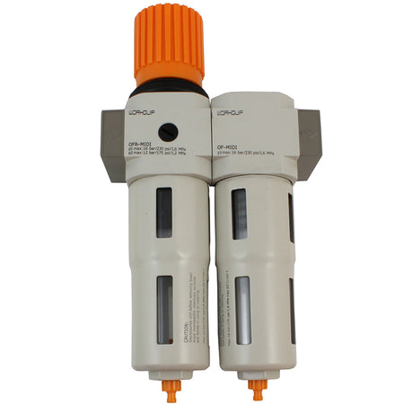 GNG 1/2" Heavy Duty Regulator & Double Filter