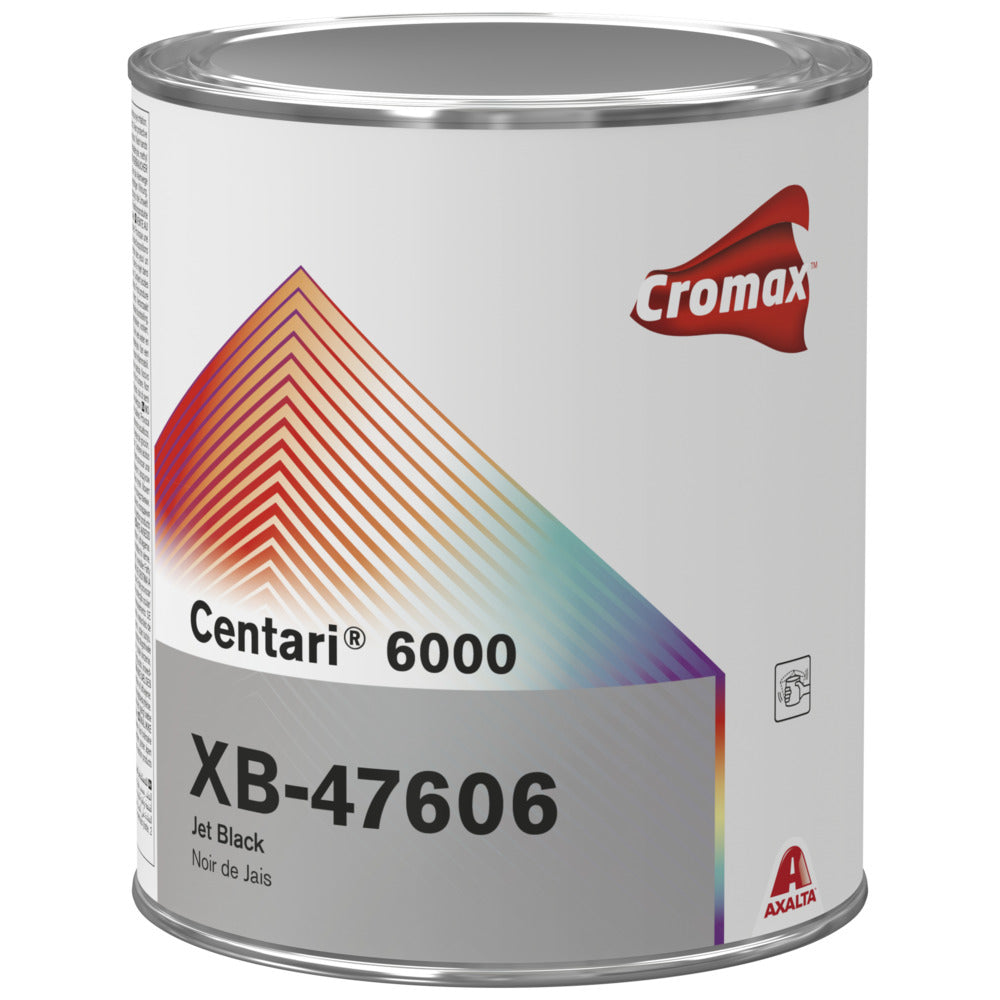 Axalta C6000 Jet Black Basecoat XB-47606 1Lt