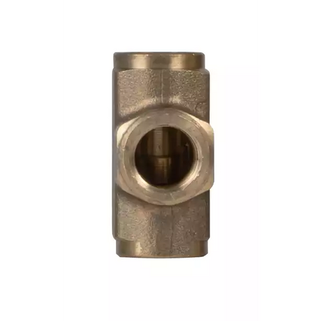 Iwata Female T Block Brass 1/4"