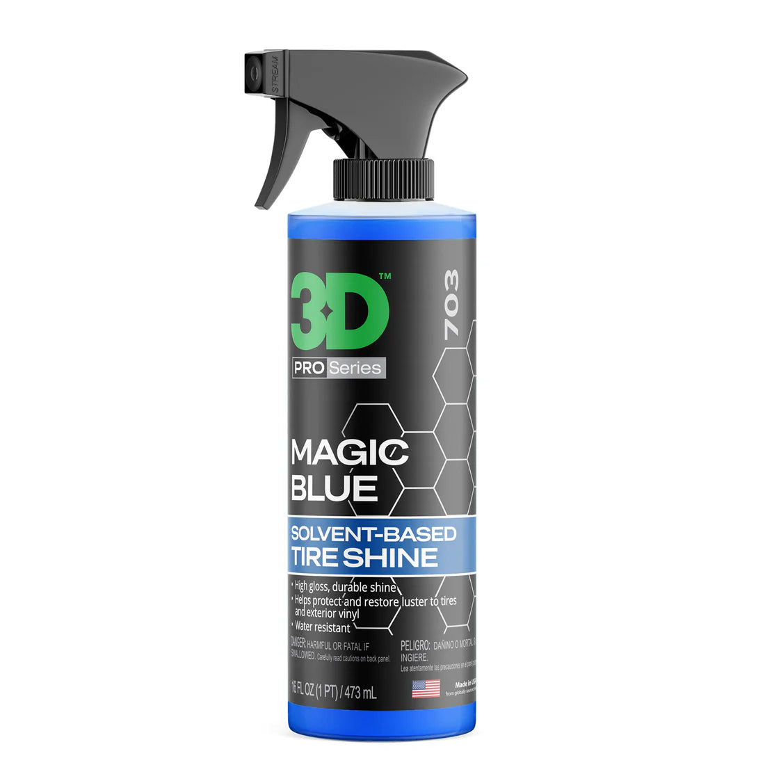 3D Magic Blue Tire Dressing 474ml
