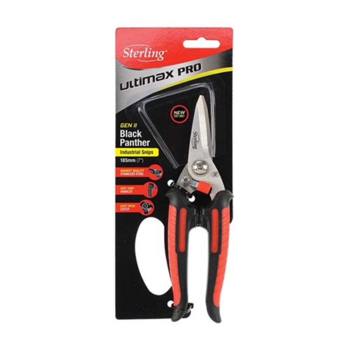 Ultimax Pro Gen 2 Black Panther Industrial Snips 185mm