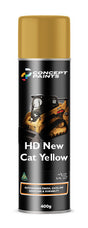 HD New Cat Yellow QD Enamel Top Coat Aerosol 400g
