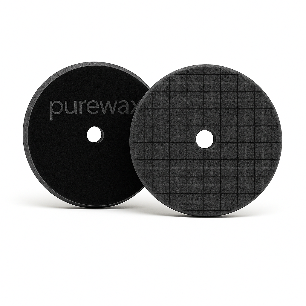 Purewax High Definition Foam Spider Finishing Pad 6.5"/165mm Black