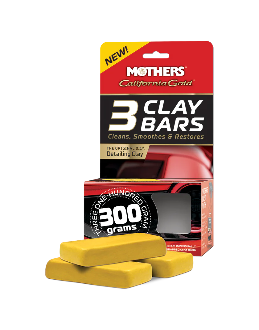 Mothers California Gold Clay Bar 3 Pack