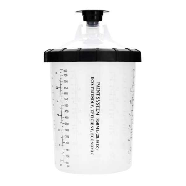 Cyclone Paint System 125um 800ml 50 Pack With Outer Cup & Collar