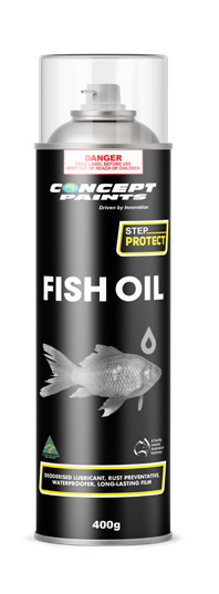 Concept Fish Oil Aerosol