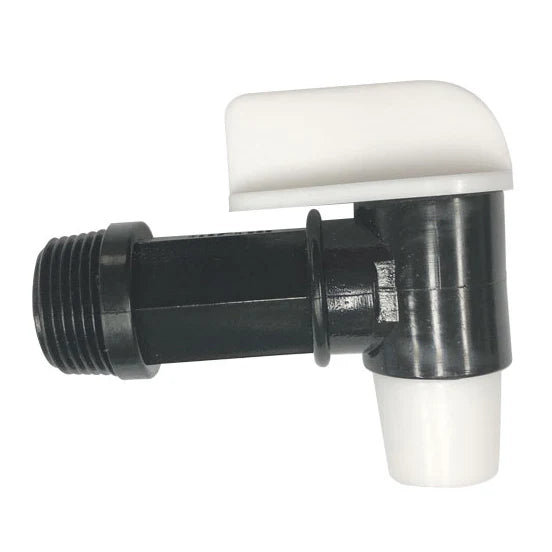 Black & White Plastic Solvent Tap