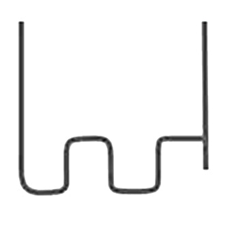 GPI Wave Staples 0.8mm 100 Pack