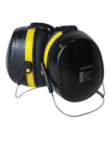 Maxisafe Neck Style Earmuff 30dB Class 5 Yellow