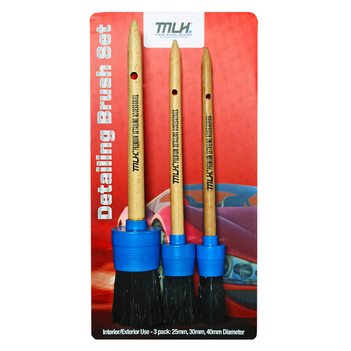 Mothers Detailing Brush Set 3 Pack