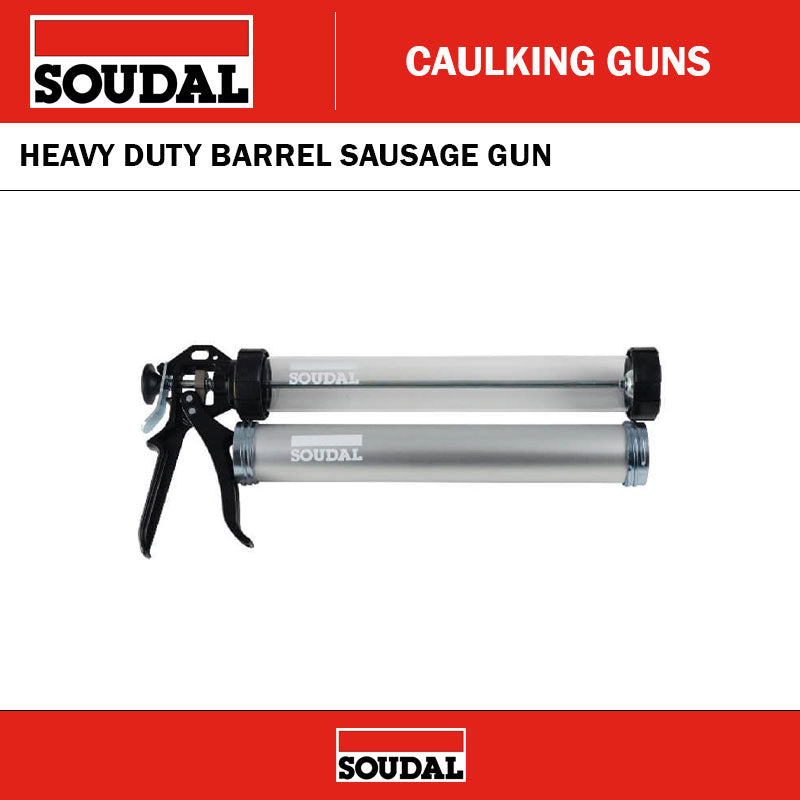 Soudal Sausage Gun Heavy Duty w-Spare Barrel