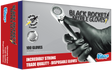 Black Rocket Nitrile Disposable Gloves Extra Large Box of 100