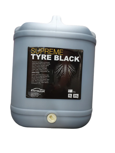 Supreme Water Based Tyre Black 5L