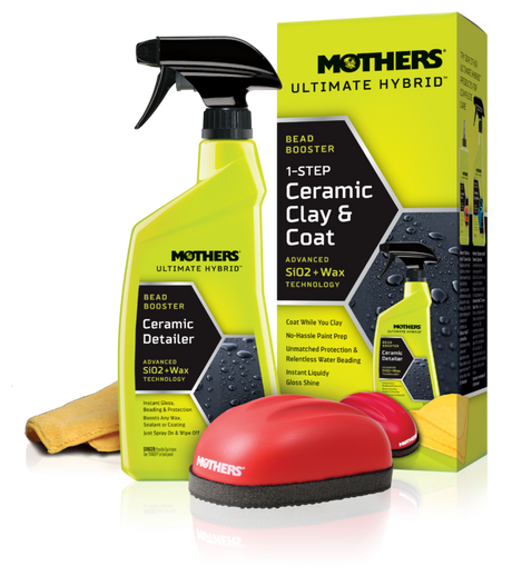 Mothers Ultimate Hybrid 1-Step Ceramic Clay & Coat Kit