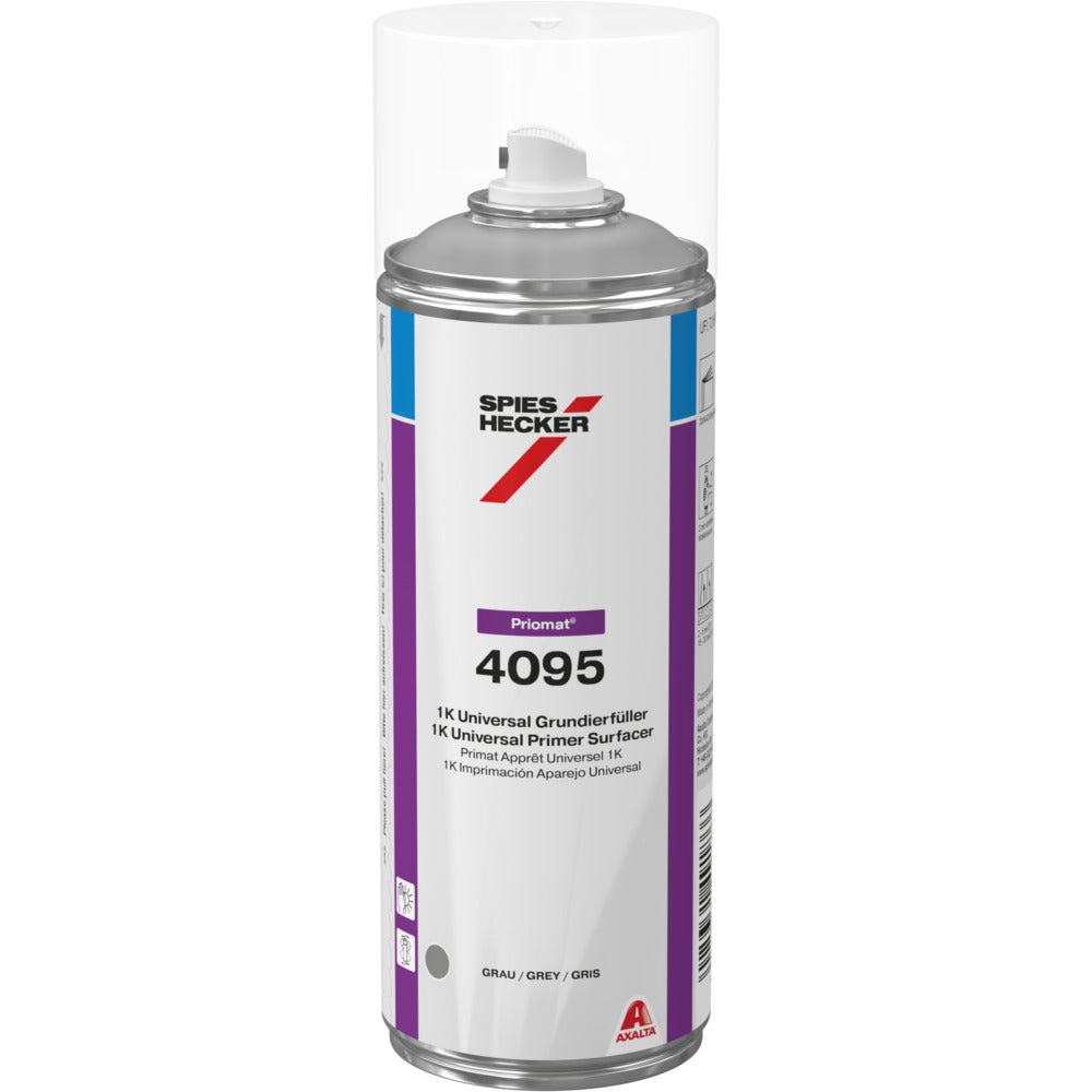Spies Hecker Priomat 4095 1K Universal Primer Surfacer Aerosol 400mL Grey