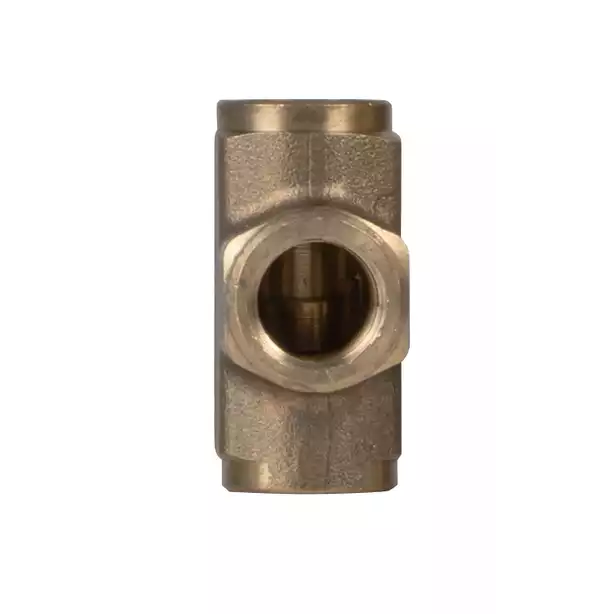 Iwata Female T Block Brass 3/8"