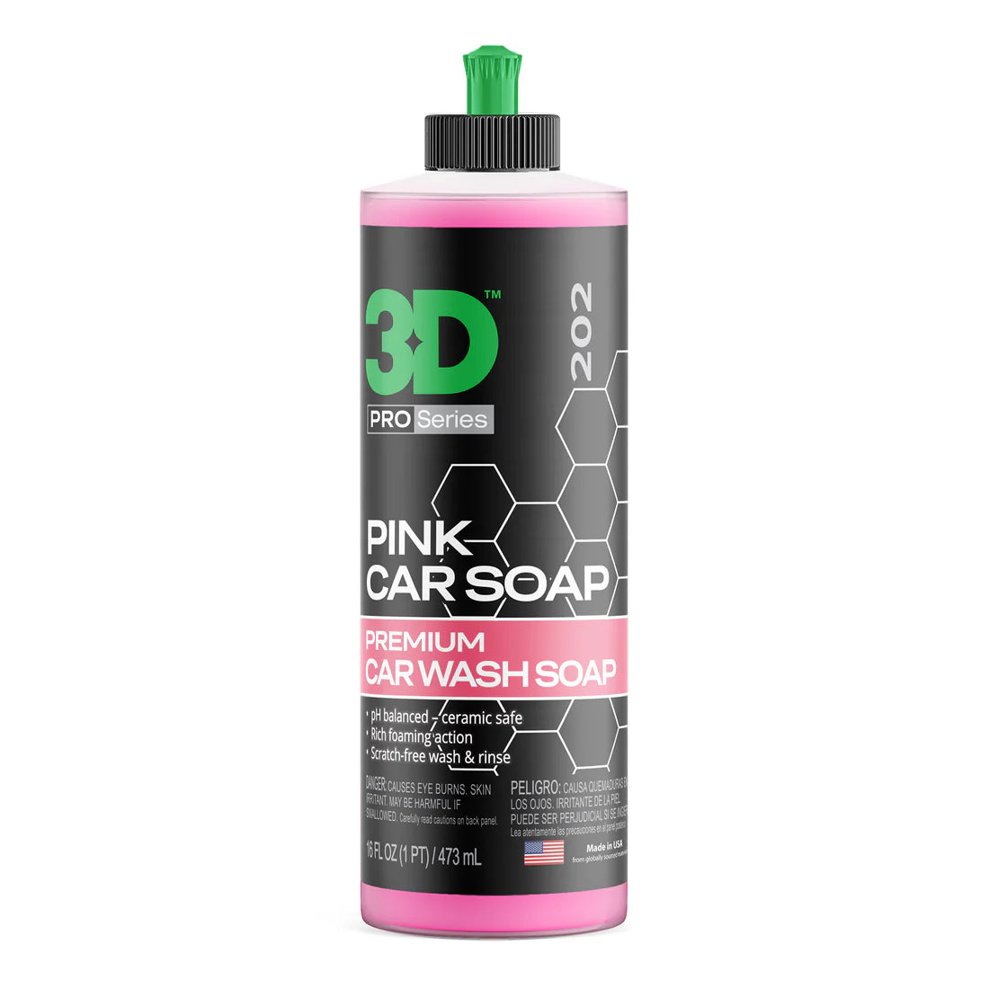3D Pink Car Soap 474ml