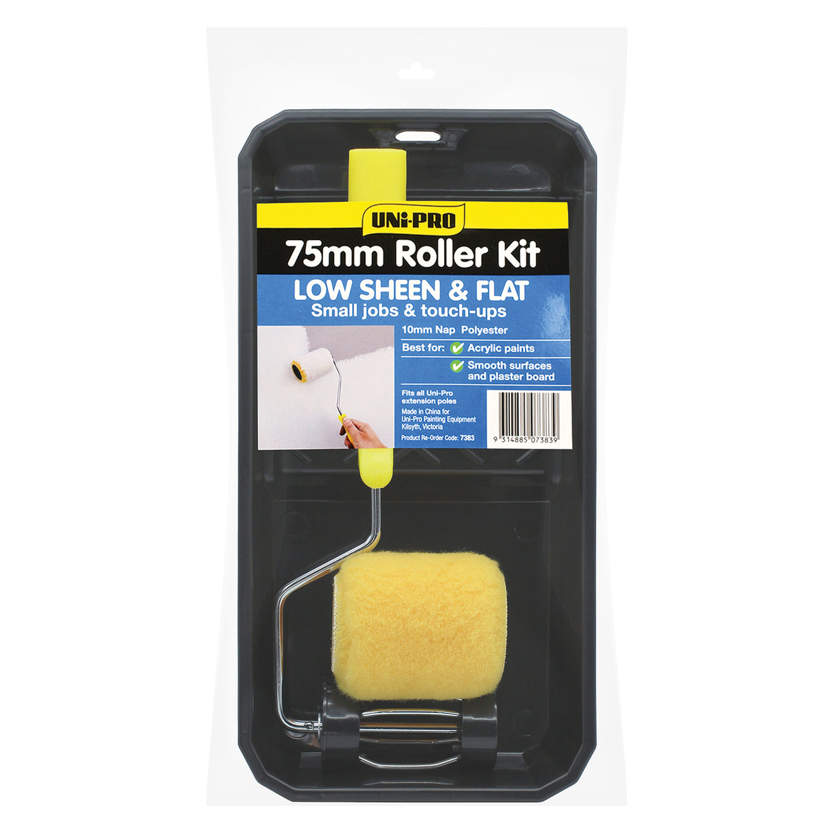 Uni-Pro Paint Roller Kit 75mm
