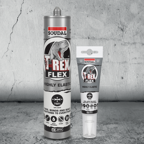 Soudal T-Rex Flexi Steel Grey Cartridge 290ml