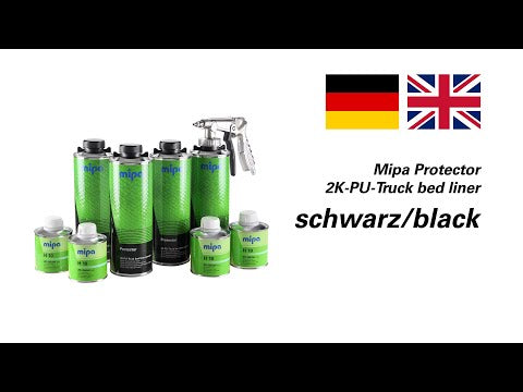 Mipa Protector Bedliner Black 4L Kit with Underbody Gun
